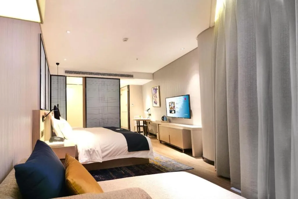 Bed in Echarm Hotel Kunming High-tech Zone Economic Management College