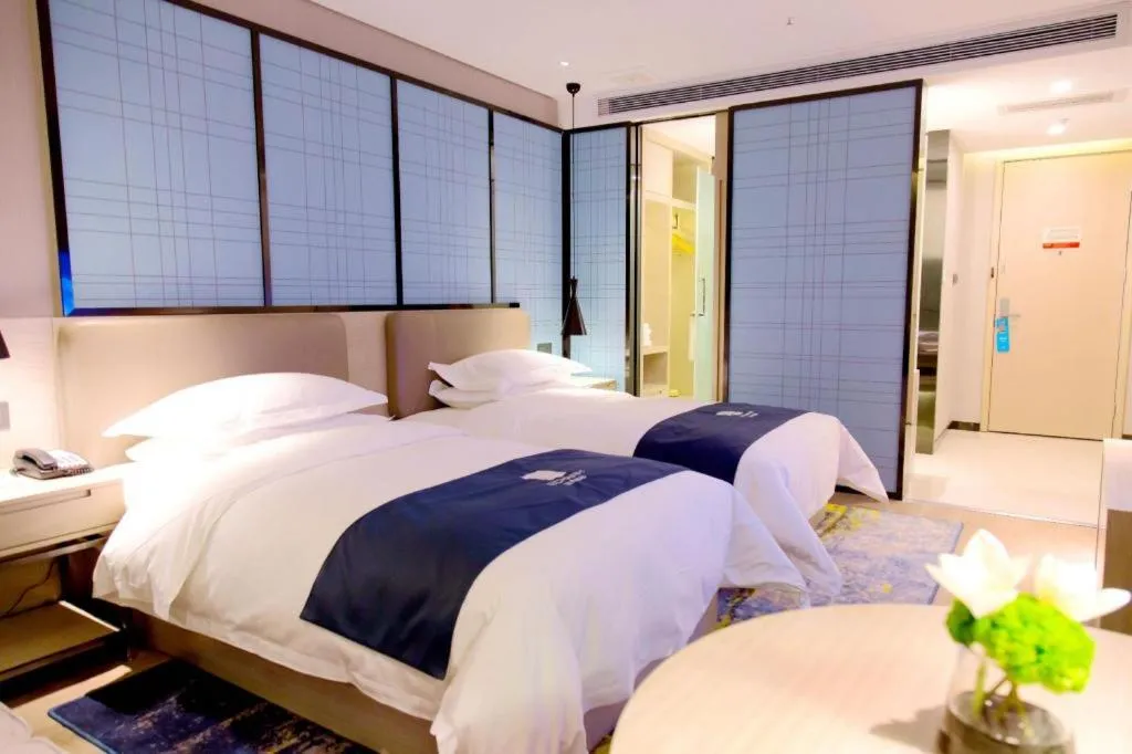 Bed in Echarm Hotel Kunming High-tech Zone Economic Management College