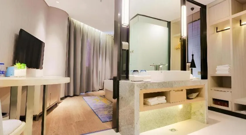 Bed in Echarm Hotel Kunming High-tech Zone Economic Management College