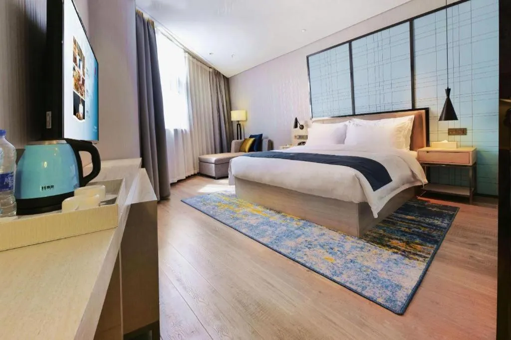 Bed in Echarm Hotel Kunming High-tech Zone Economic Management College