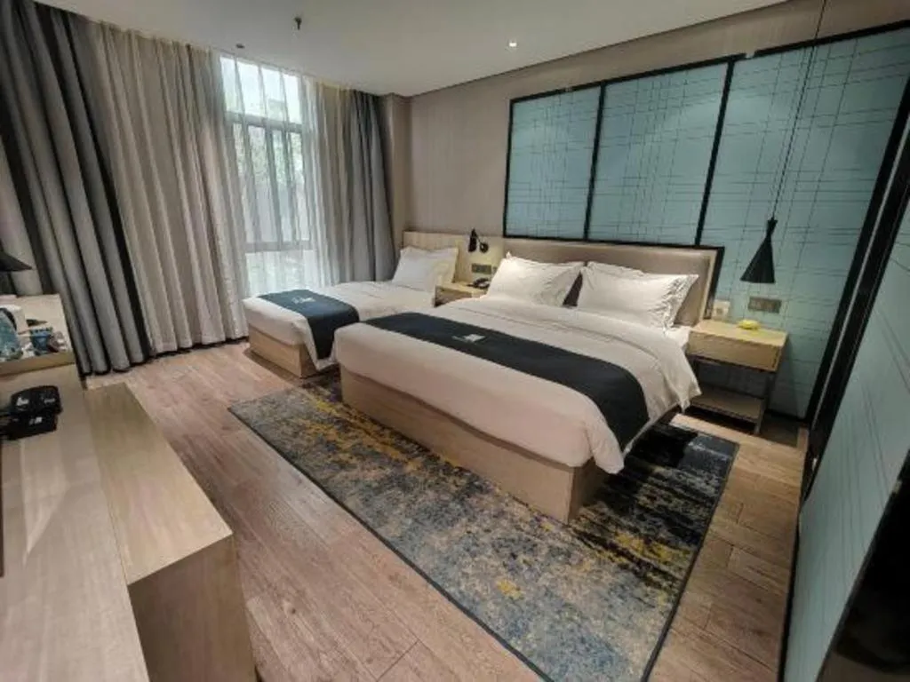 Bed in Echarm Hotel Kunming High-tech Zone Economic Management College