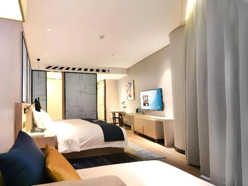 Bed in Echarm Hotel Kunming High-tech Zone Economic Management College