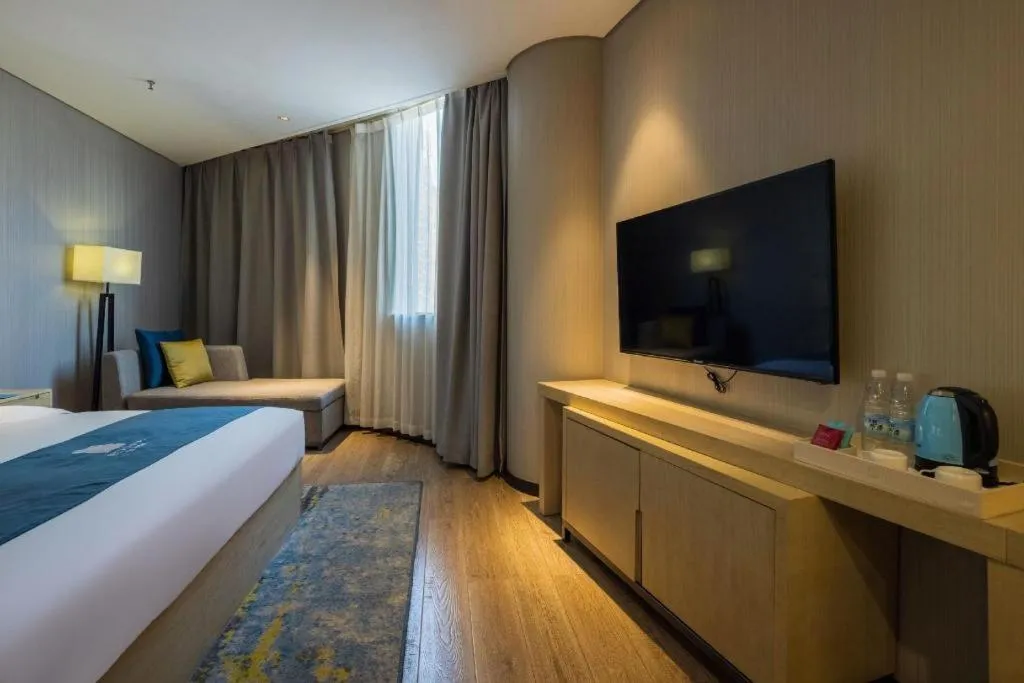 Bed in Echarm Hotel Kunming High-tech Zone Economic Management College