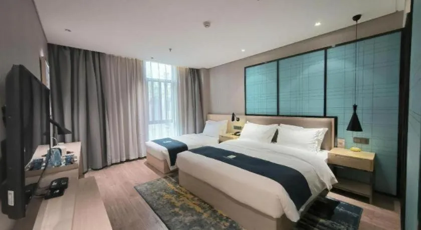 Bed in Echarm Hotel Kunming High-tech Zone Economic Management College