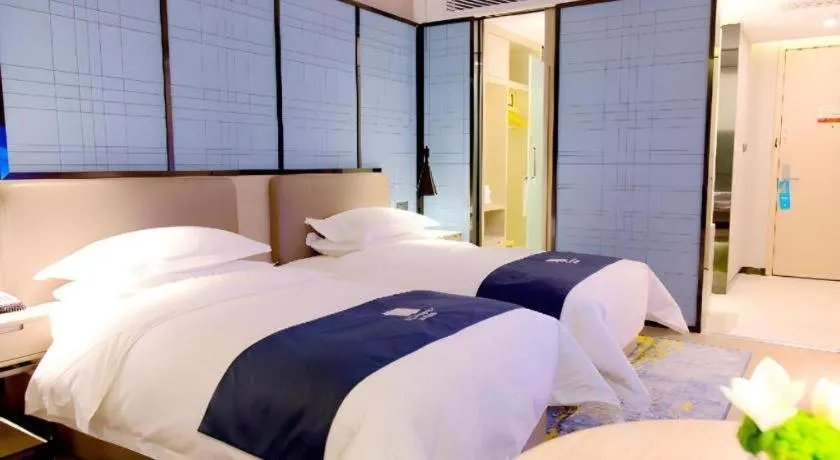 Bed in Echarm Hotel Kunming High-tech Zone Economic Management College