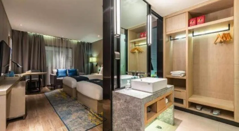 Bed in Echarm Hotel Kunming High-tech Zone Economic Management College