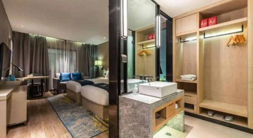 Bed in Echarm Hotel Kunming High-tech Zone Economic Management College