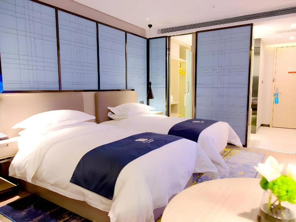 Bed in Echarm Hotel Kunming High-tech Zone Economic Management College