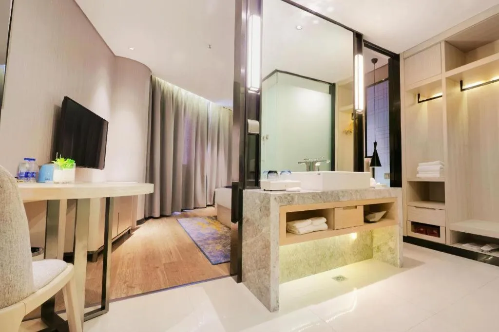 Bed in Echarm Hotel Kunming High-tech Zone Economic Management College