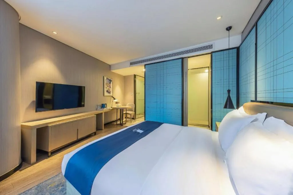 Bed in Echarm Hotel Kunming High-tech Zone Economic Management College