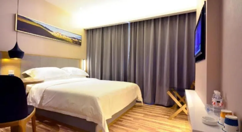 Bed in City Comfort Inn Wuhan Xudong Street Wangjiadun Metro Station