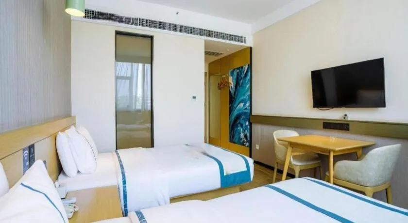 Bed in City Comfort Inn Wuhan Xudong Street Wangjiadun Metro Station