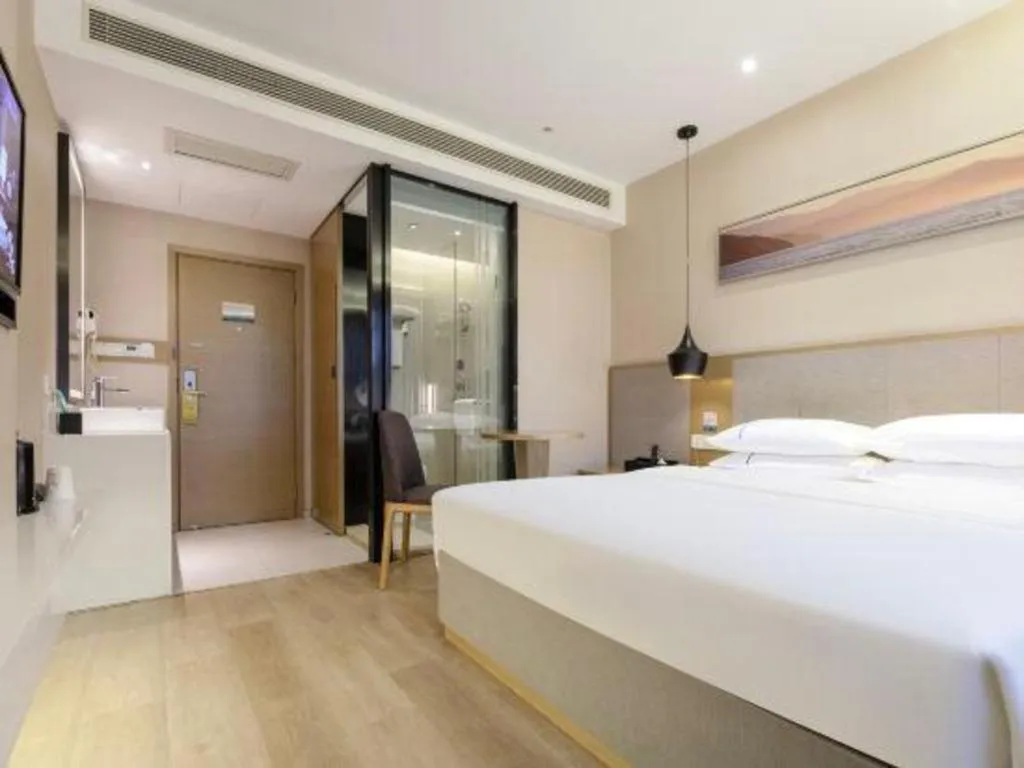 Bed in City Comfort Inn Wuhan Xudong Street Wangjiadun Metro Station