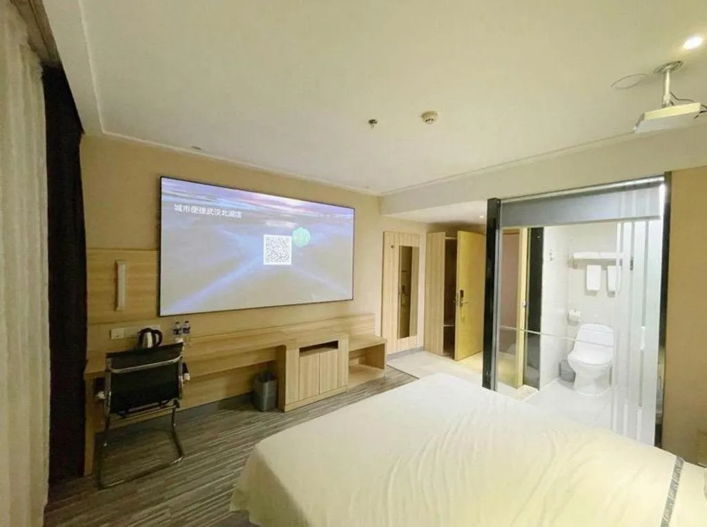 Bed in City Comfort Inn Wuhan Zongguan Metro Station