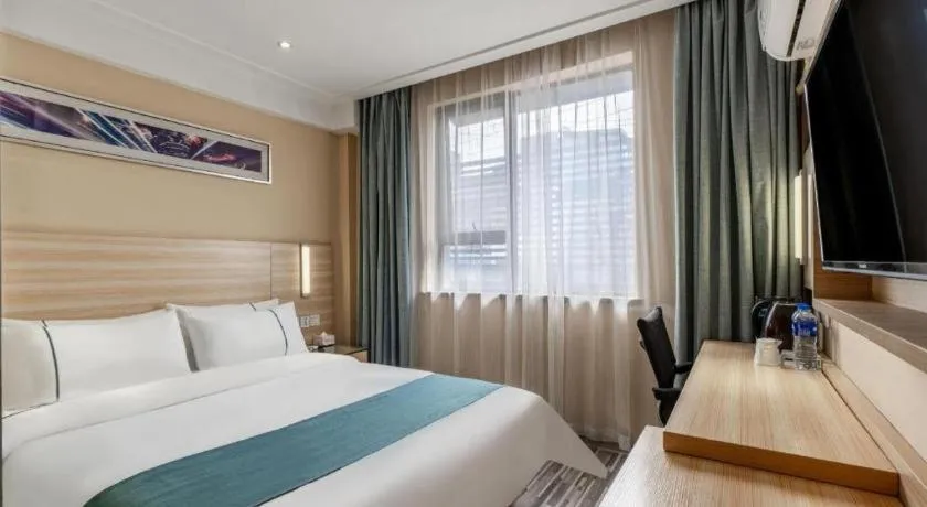 Bed in City Comfort Inn Wuhan Zongguan Metro Station