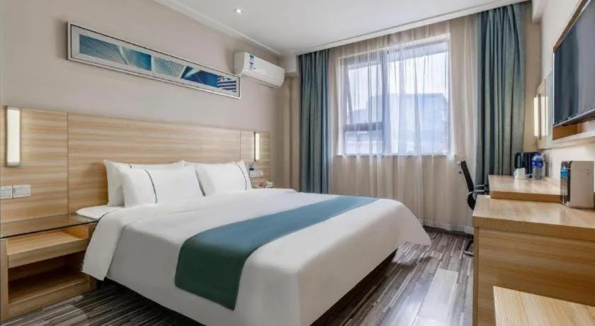 Bed in City Comfort Inn Wuhan Zongguan Metro Station