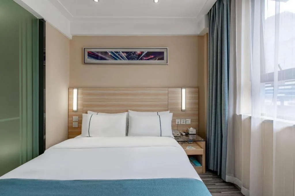 Bed in City Comfort Inn Wuhan Zongguan Metro Station