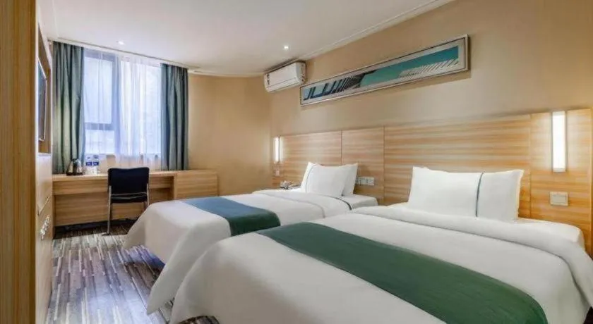 Bed in City Comfort Inn Wuhan Zongguan Metro Station