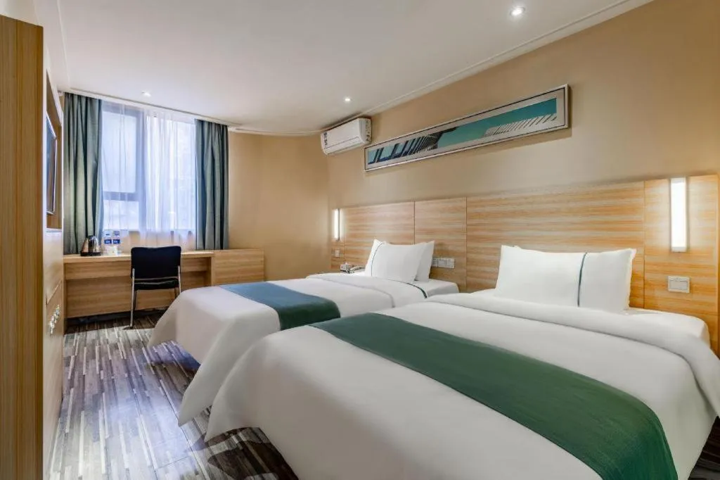 Bed in City Comfort Inn Wuhan Zongguan Metro Station