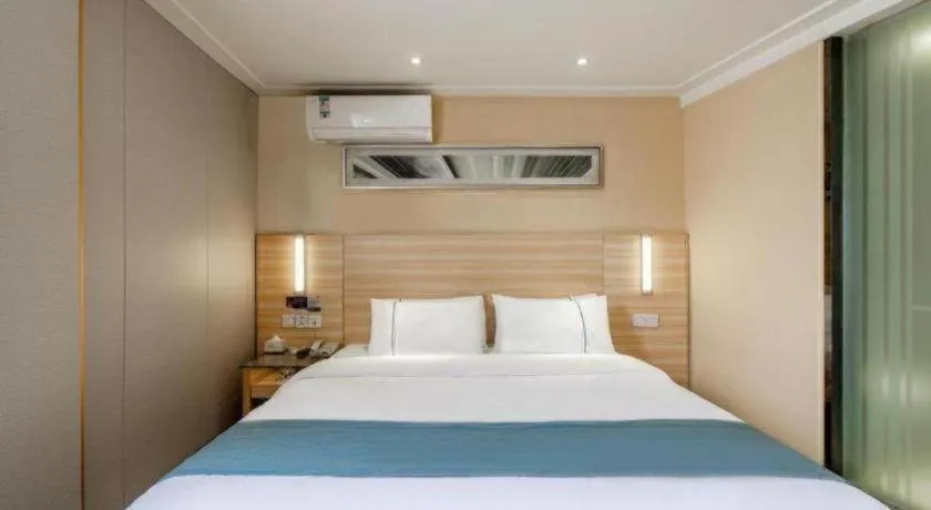 Bed in City Comfort Inn Wuhan Zongguan Metro Station