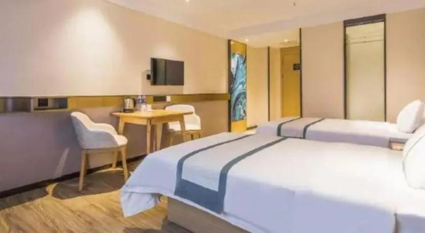 Bed in City Comfort Inn Guangzhou Shisanhang Shachong Metro Station