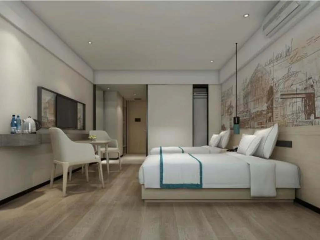 Bed in City Comfort Inn Guangzhou Shisanhang Shachong Metro Station