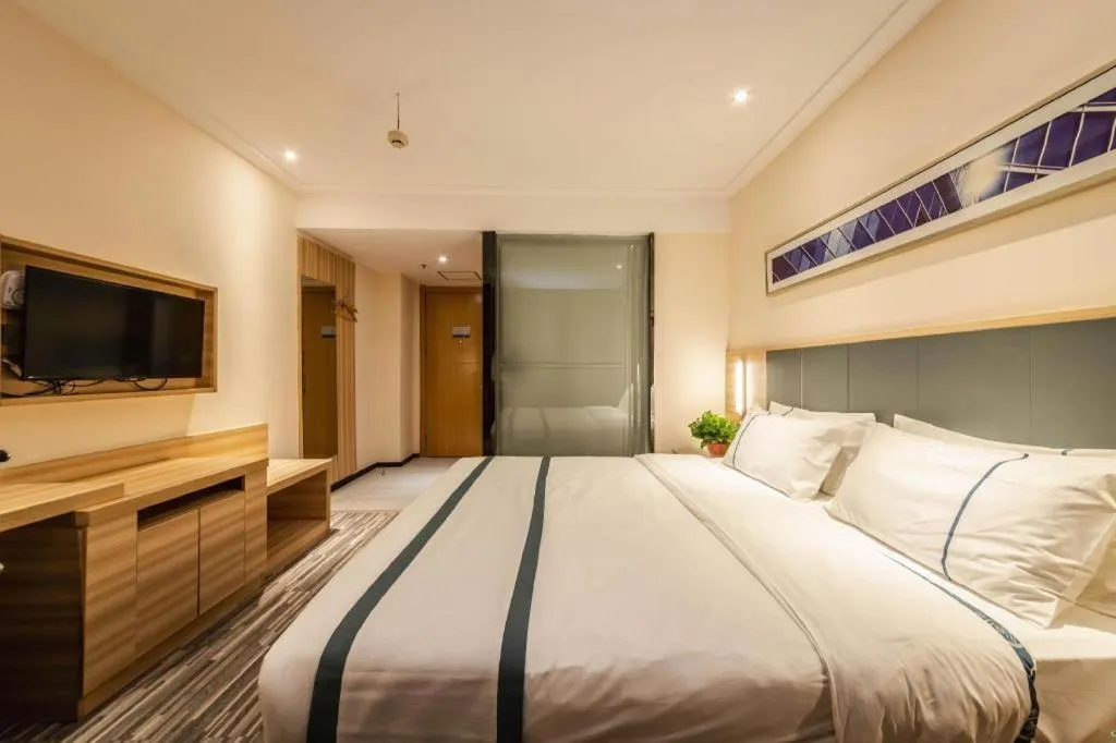 Bed in City Comfort Inn Zhengzhou Railway Station Erqi Square