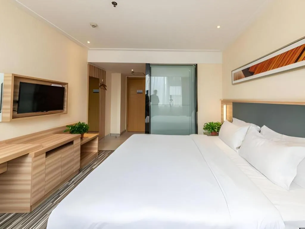 Bed in City Comfort Inn Zhengzhou Railway Station Erqi Square