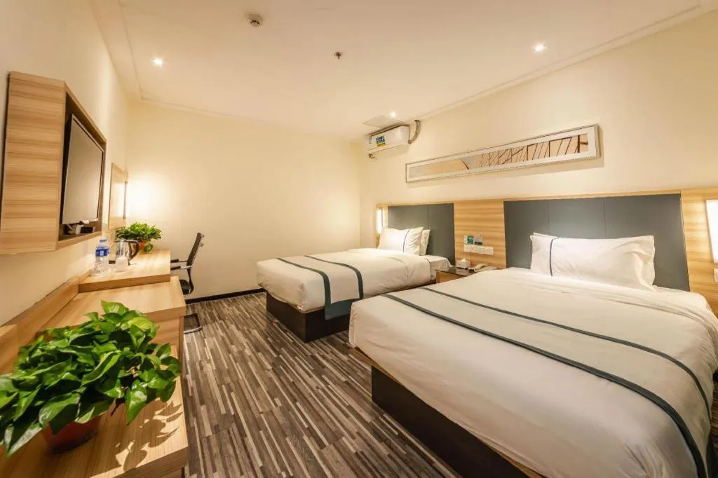 Bed in City Comfort Inn Zhengzhou Railway Station Erqi Square