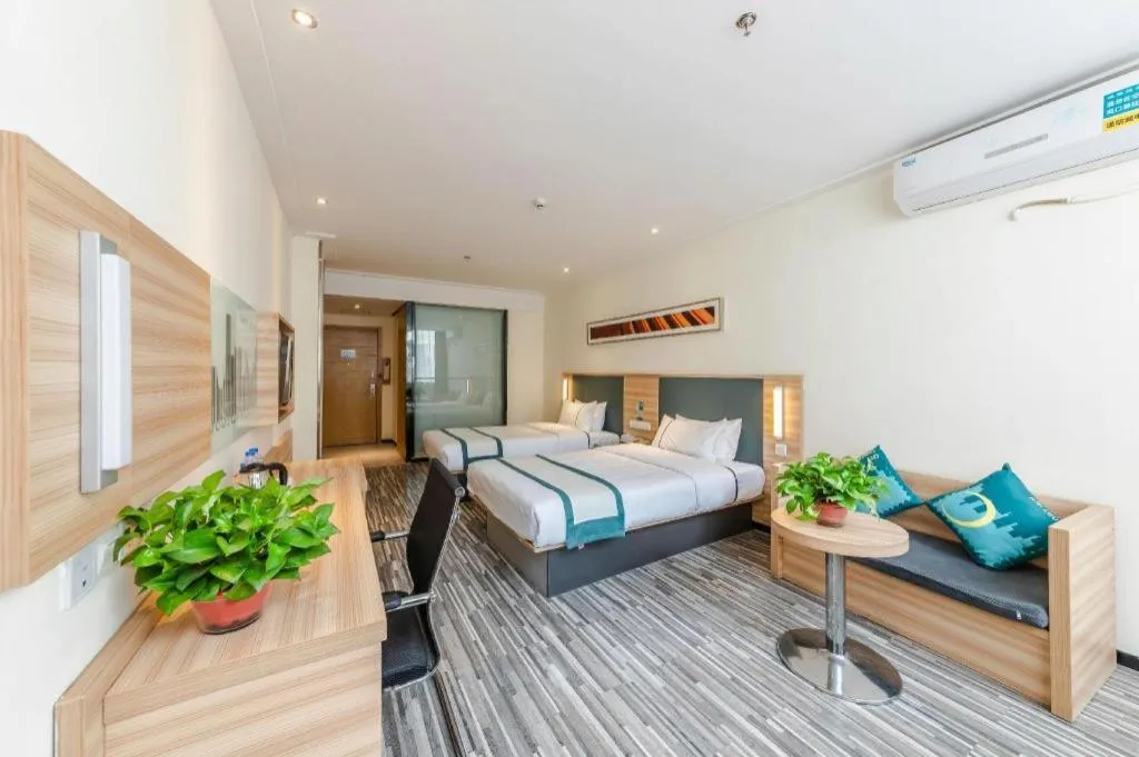 Bed in City Comfort Inn Zhengzhou Railway Station Erqi Square