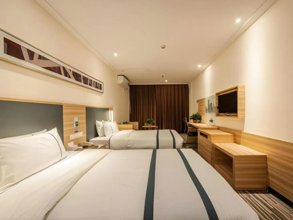 Bed in City Comfort Inn Zhengzhou Railway Station Erqi Square