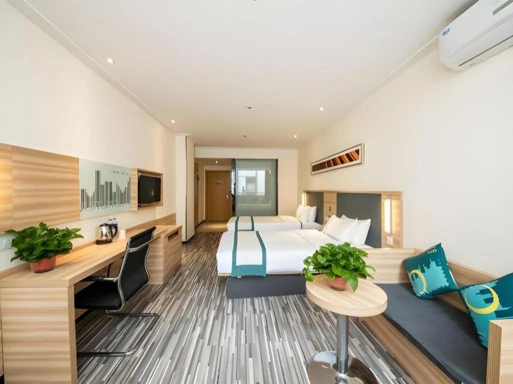 Bed in City Comfort Inn Zhengzhou Railway Station Erqi Square