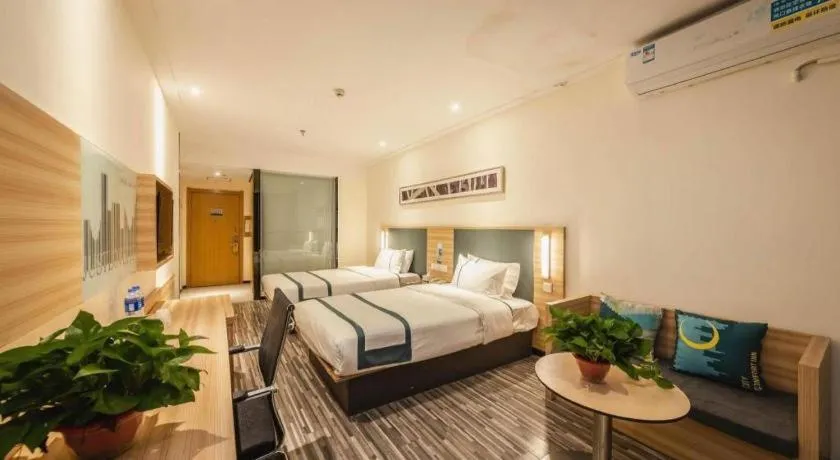 Bed in City Comfort Inn Zhengzhou Railway Station Erqi Square