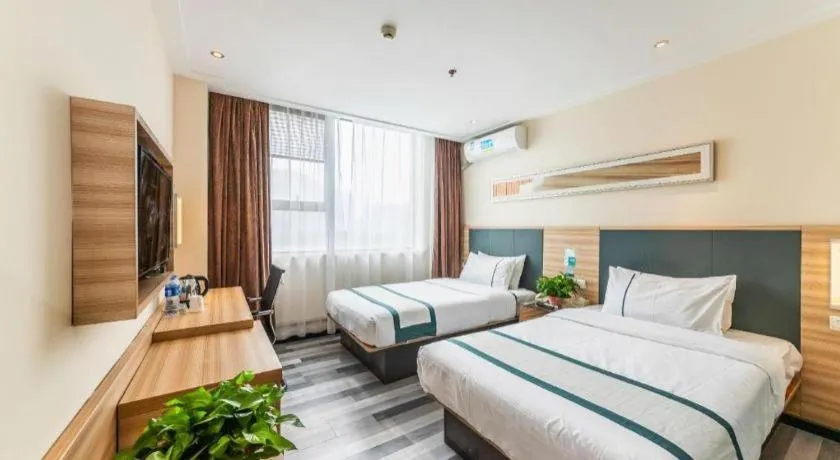Bed in City Comfort Inn Zhengzhou Railway Station Erqi Square