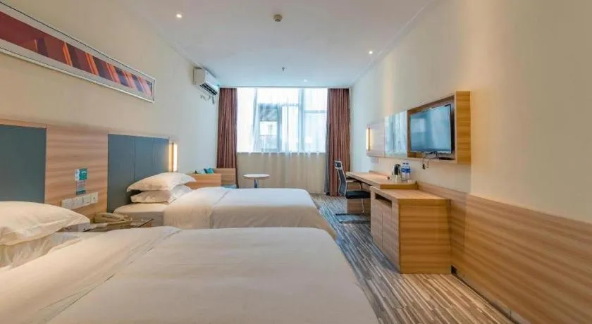 Bed in City Comfort Inn Zhengzhou Railway Station Erqi Square