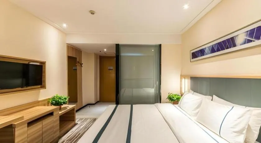 Bed in City Comfort Inn Zhengzhou Railway Station Erqi Square