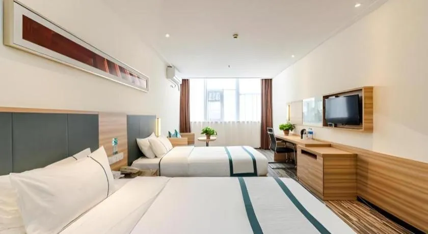 Bed in City Comfort Inn Zhengzhou Railway Station Erqi Square