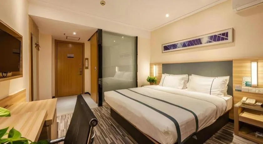 Bed in City Comfort Inn Zhengzhou Railway Station Erqi Square