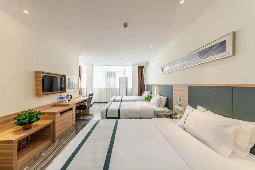 Bed in City Comfort Inn Zhengzhou Railway Station Erqi Square