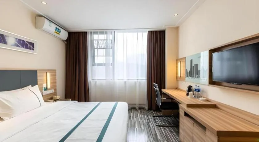 Bed in City Comfort Inn Zhengzhou Railway Station Erqi Square