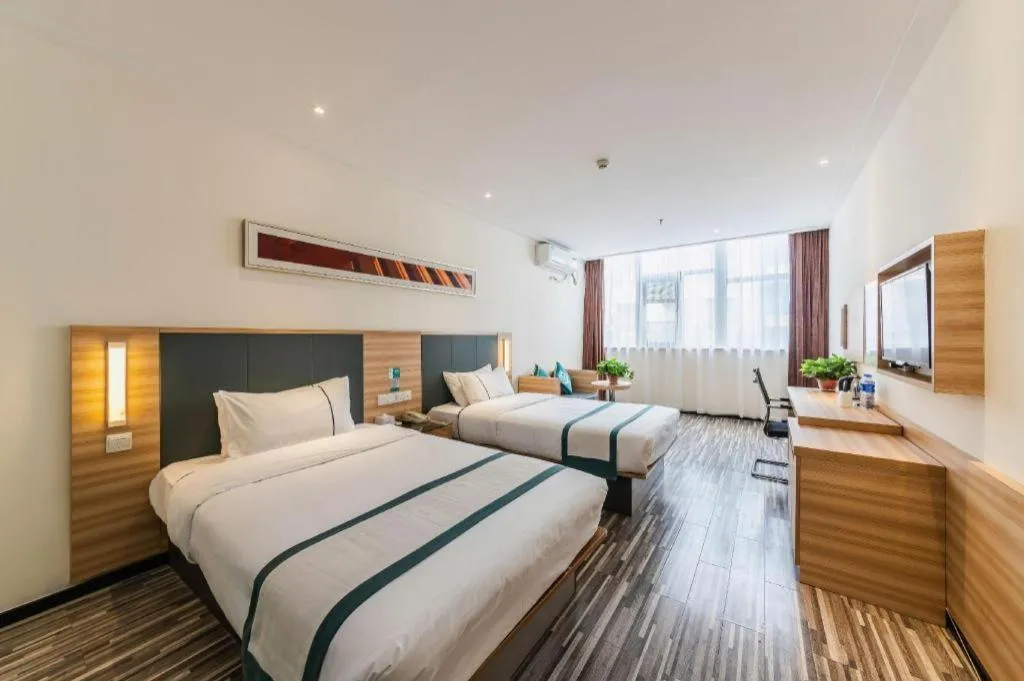 Bed in City Comfort Inn Zhengzhou Railway Station Erqi Square