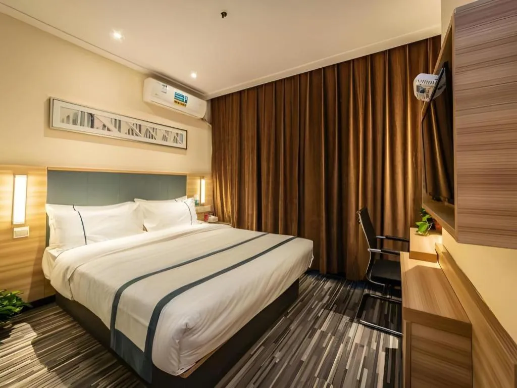 Bed in City Comfort Inn Zhengzhou Railway Station Erqi Square