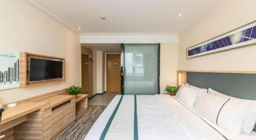 Bed in City Comfort Inn Zhengzhou Railway Station Erqi Square