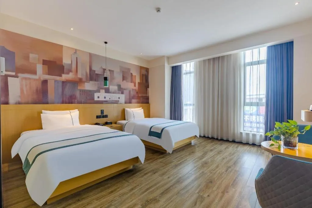 Bed in City Comfort Inn Hefei Wulimiao Feihe Road