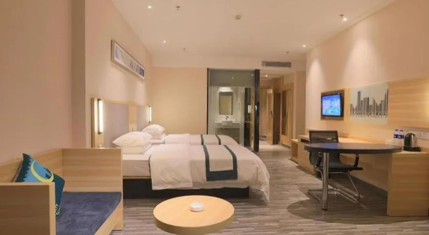 Bed in City Comfort Inn Zhongshan Nanqu Subdistrict Yong'an Square