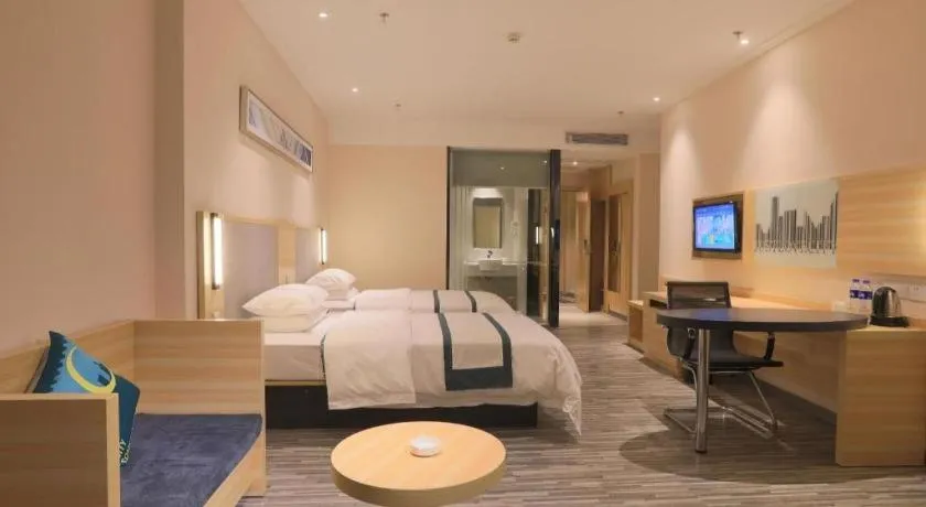 Bed in City Comfort Inn Zhongshan Nanqu Subdistrict Yong'an Square