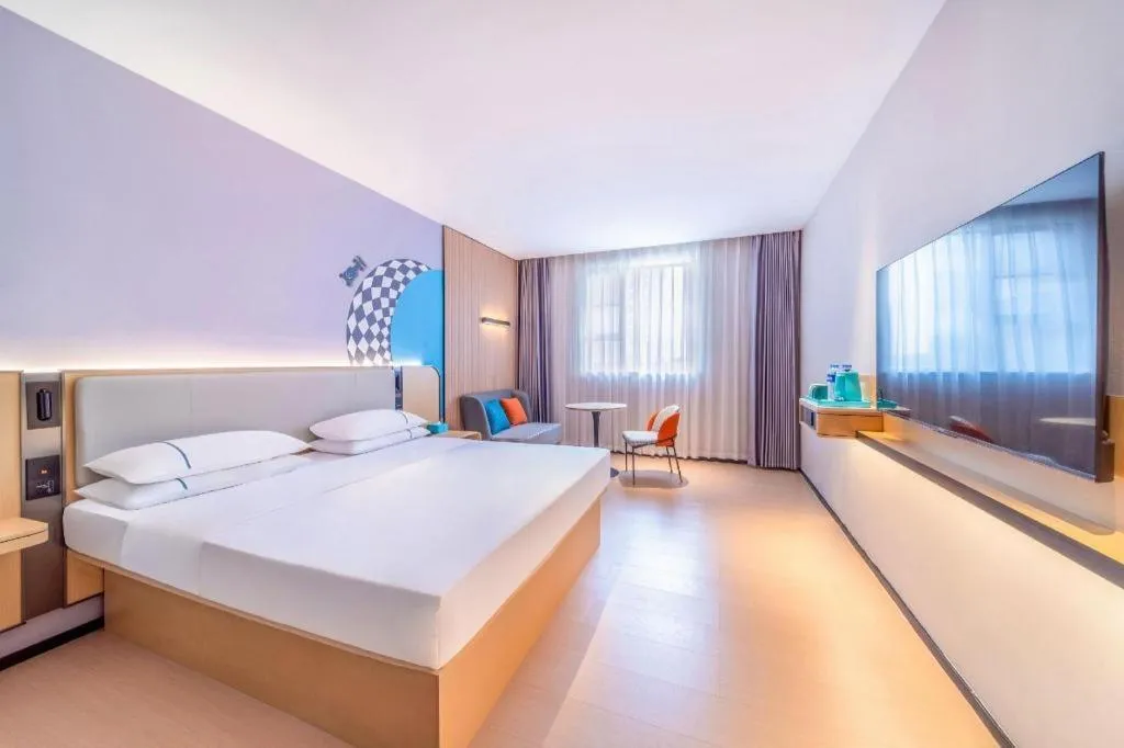 Bed in City Comfort Inn Zhongshan Nanqu Subdistrict Yong'an Square