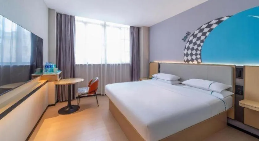 Bed in City Comfort Inn Zhongshan Nanqu Subdistrict Yong'an Square