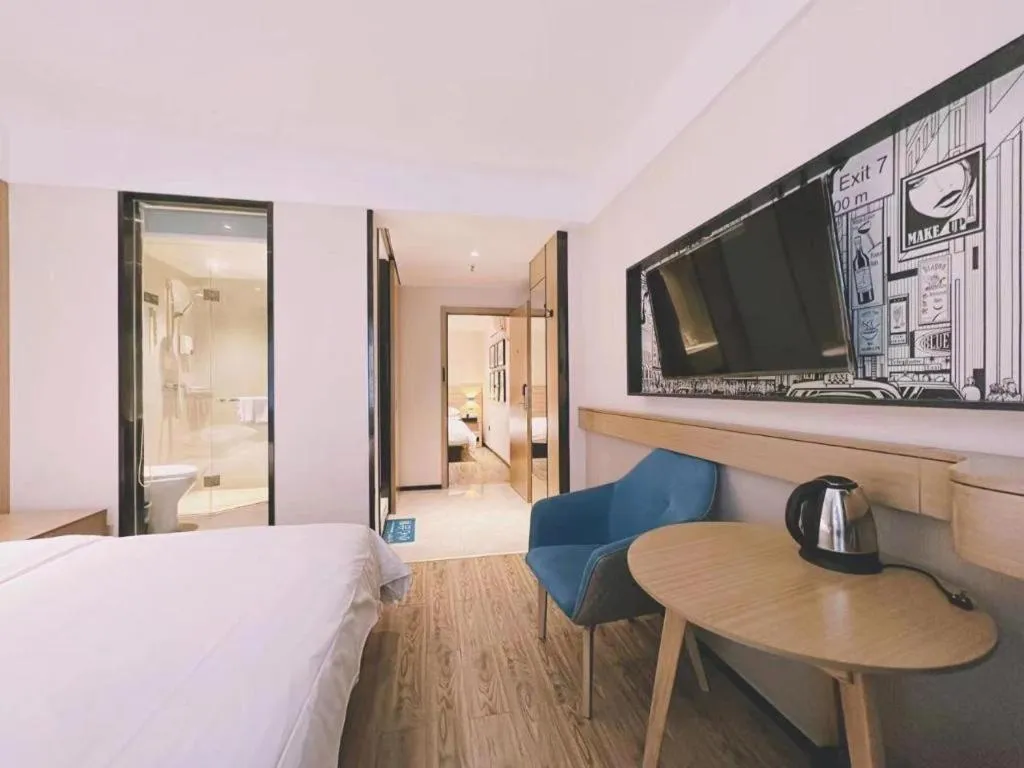 Bed in City Comfort Inn Wuhan Huanghe Tower Shouyi Metro Station