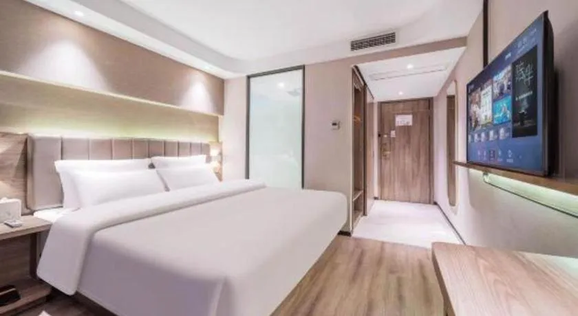 Bed in 7 Days Premium Hotel Chongqing Jiangbei International Airport Terminal 3